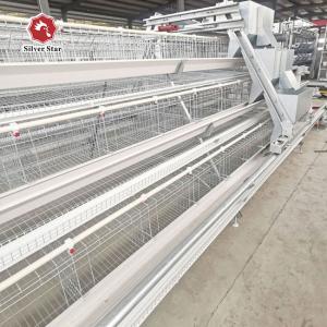 China Hot Dipped Galvanized A Type Layer Chicken Cage For Chicken Farm factory