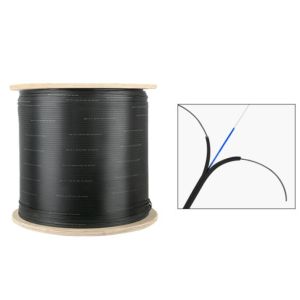 1 Core FTTH Single Mode Indoor Fiber Optic Cable With LSZH Jacket
