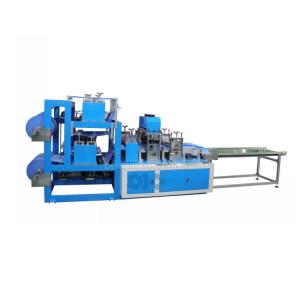 China Automatic Medical Disposable SMS/PP Nonwoven Boot Shoe Cover Making Machine factory