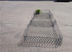 China Double Diaphragm PVC Coated Gabion Baskets PE Coated Gabion Mattress factory