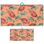 Printed Microfiber Waffle Golf Towel For Outdoor Activities 350 - 430gsm