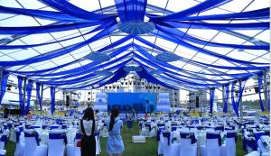 China Customizable Marquee Roof Lining Marquee Wall Linings Elegance Design Tent Spare Parts factory