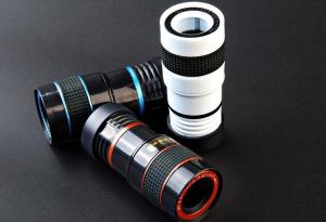 China 14X Clip On Smartphone Camera Lens 90g , Detachable Lens For Mobile Phone factory