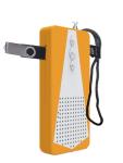TF Card Port USB FM Radio Receiver Compact Size Built In Antenna