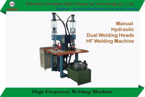 China Hydraulic Press High Frequency Embossing Machine , HF PVCWelding Machine Dual Head factory