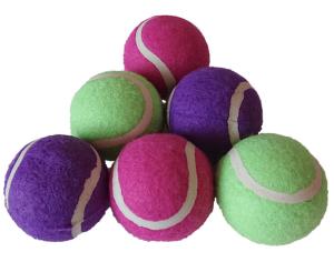 China 6pcs colored tenns balls factory