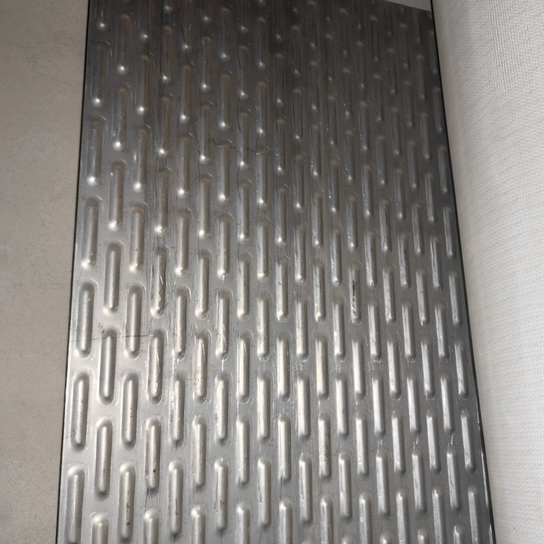 304 201 Mirror Color Millet Shape Decorative Stamped Stainless Steel Sheet for Hotel Decoration