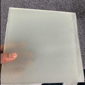 China 6.35MM Clear Tempered Break Proof Window Laminate Reed Glass 3660 X 2250MM factory