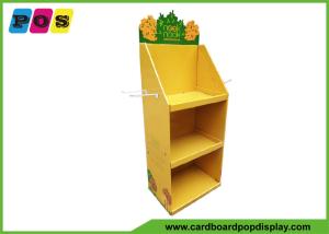 China Multifunctional Shelf POP Cardboard Floor Displays Fixture With Metal Pegs On Sides FL038 factory