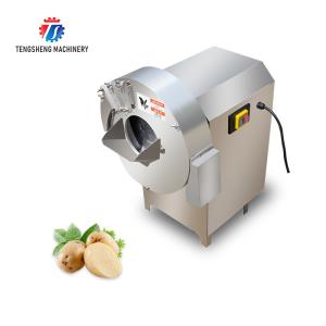 China Electric Garlic Processing Machine Automatic Bamboo Shoot Papaya Shredder factory