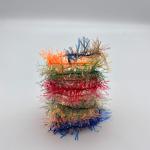 100% Polyester Light And Fluffy Glass Yarn For Hand Knitted Doll Cute Hair Clip