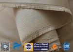 800℃ Brown High Silica Fabric 1150GSM 1.2MM , High Temperature Fiberglass Cloth