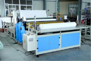 China Automatic Jumbo Roll Slitting And Rewinding Toilet Paper Making Machine factory