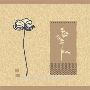 China New Chinese style flower polypropylene wilton area rug factory