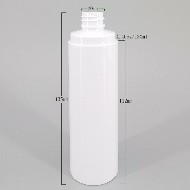 Cylinder 20mm 130ml Eco Friendly Lotion Bottles