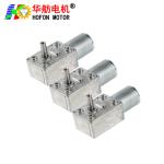 Hofon 32mm large torque brushed reductor motor 12v DC micro Worm Gear Motor with
