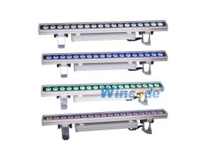 China DMX Led Wall Washer Lights Aluminum Body RGBAW 0 - 100% Dimming For Advertising Board factory