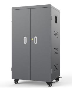 China 0.8mm Galvanized Ipad Lockable Charging Cabinet Cart For Schools factory