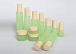 Frosted Lotion Pump 500ml Cosmetic Glass Jar Label Printing