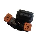 Compatible OBD2 Y Cable Female To 4PIN 6PIN For Harley Motorcycle