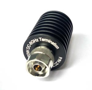 China Cu 20W SMA 50 Ohm Terminator Black Anodizeing DC 6GHz factory