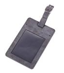 Customizable PU Luggage Tag With Secure Buckle Strap And Custom Logo - Perfect