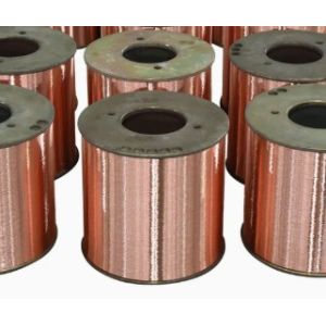 Round Pure Copper Wire 0.4mm Hot Dipped Electroplating For Electronic Applicatio