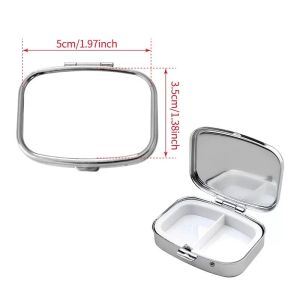 Sublimation Blank Metal Round Pill Box Custom Metal Sublimation Blanks