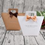 Bulk Festival Gift Brown Kraft Paper Bags For Food Snacks Packaging Shopping