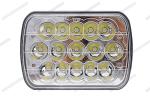 5 * 7 45W Square LED Work Lights , Shock Resistant 7 Inch Truck LED Flood Lights