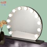Stylish Genuine Vanity Custom Big Light Full Wall Chorome Portable Makeup
