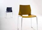 China Yellow Meeting Room Chairs Stackable Waiting Room Chairs 46cm 81cm factory