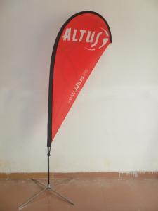 China Exhibition Event Teardrop Feather Banner Dye sublimation printing factory