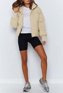 China ZROZYL Tand Collar Zipper Pocket Womens Down Jacket XS S M L factory
