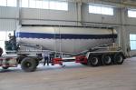 Low price 50cbm cement tanker trailer for cement company