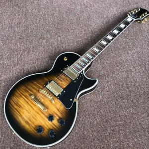 China Custom LP electric guitar with mahogany body neck musical instruments factory