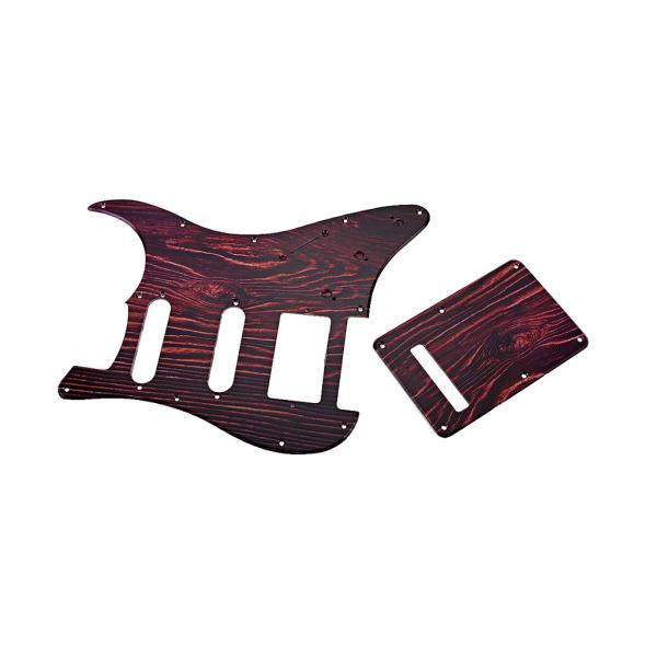 3Ply SSH Electric Guitar Pickguard Scratch Plate Back Plate & Screws For