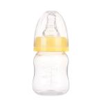 150ml / 260ml Silicone Baby Milk Bottle Anti Colic Valve Customized Color