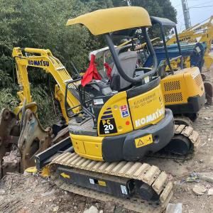 China Used komatsu excavator PC20 without cab Komatsu excavator used excav komatsu factory