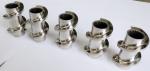 ZSE75 Co Rotating Twin Screw Extruder Spare Parts HRC58 - 62 Hardness