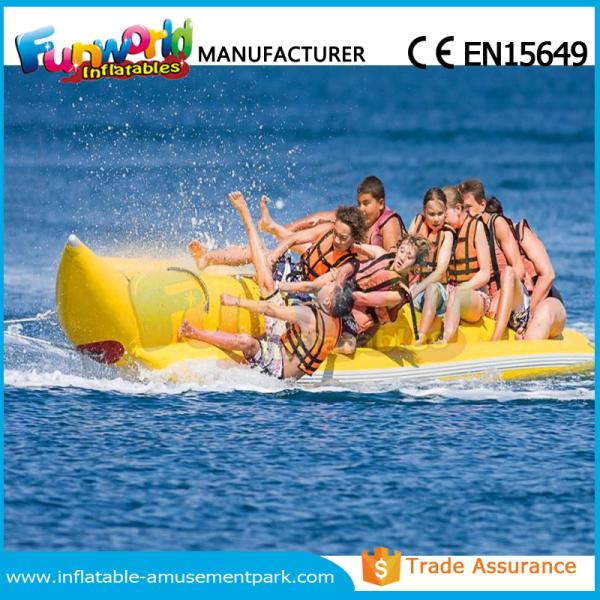 Banana Boat Inflatable Water Toys / Water Towable Tube with Customized Size