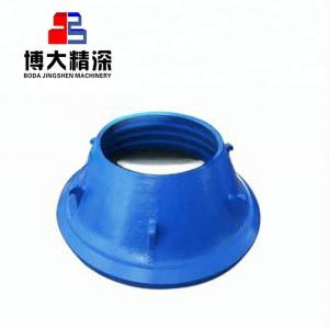 China High Manganese Steel Telsmith 38SBS 44SBS 52SBS Concave and Mantle Spare Parts for Cone Crusher factory