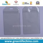 China Factory Cheapest PVC Soft Clear Name Card Holders Gift