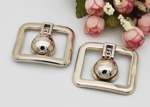 China Rectangle Fashion Resistant Ladies Shoe Buckles Replacement OEM Accepeted factory