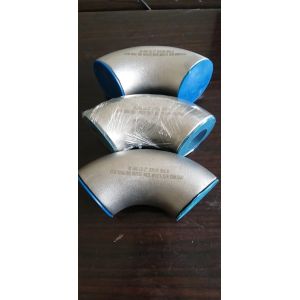 China Nickle Alloy Steel Pipe Fittings 90 LR SMLS Elbow 5&quot; STD Alloy 625 Butt Welding Fitting factory