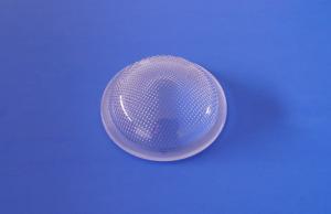China Diameter 66mm Led Glass Lens , Led Optical Lens For Outdoor Led Light factory