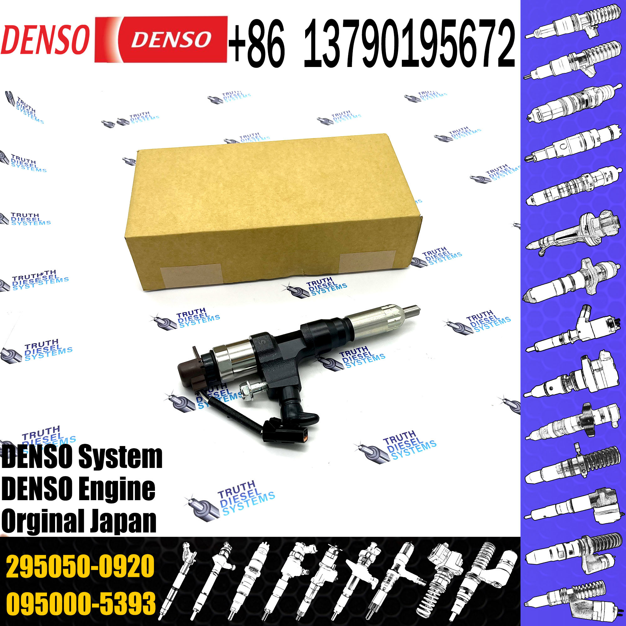Diesel Fuel Injector 295050-0240 Common Rail Injection Nozzle 295050-0920 For Diesel Engine