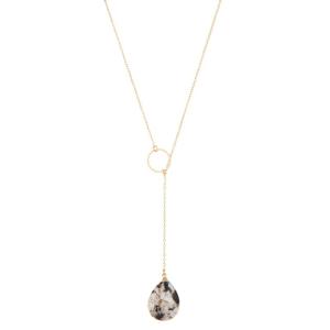 China Drop Shaped Pendant Multicolor Beaded Necklace Handmade Holidays Gift factory