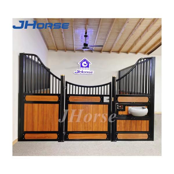 Custom Steel and Wood Horse Stable Fronts / Horse Stable Panels Easy Installatio