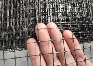 China Black Color Industrial Plastic Netting PP Support Mesh 40g / Sqm Free Sample factory